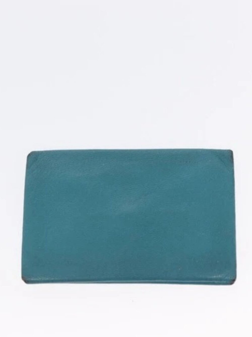 HERMES Clutch Bag Cotton Leather 2 Set Red Blue Auth bs32605 - Picture 10 of 16